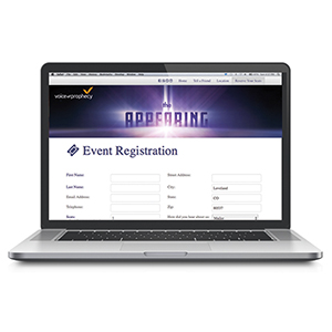 The Appearing Web & Phone Registration System