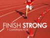 Church Banner of Finish Strong