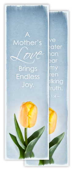 Inspirational Mother's Day Bookmarks - Flower