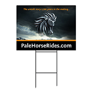 Pale Horse Rides Double-sided Road Signs (Pack of 10)
