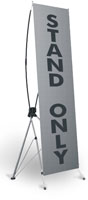 X-style Vertical Banner Stand