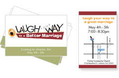 Laugh your Way Invite Cards