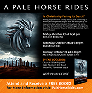 Pale Horse Rides Newspaper Ad Design