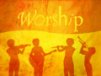 Church Banner of Worship - Band