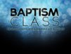 Church Banner of Baptism Class