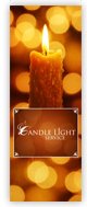Church Banner of Candle Light Service