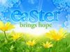 Church Banner of Easter Brings Hope