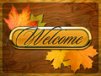 Church Banner of Fall Leaves