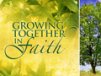Church Banner of Growing In Faith