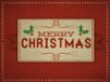 Church Banner of Merry Christmas - Red
