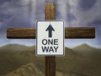 Church Banner of One Way